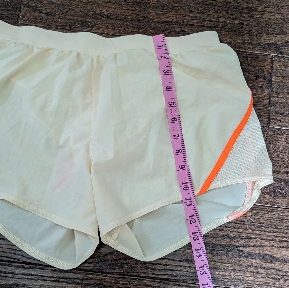 Under Armour Running Shorts Yellow and Orange - Picture 5 of 7